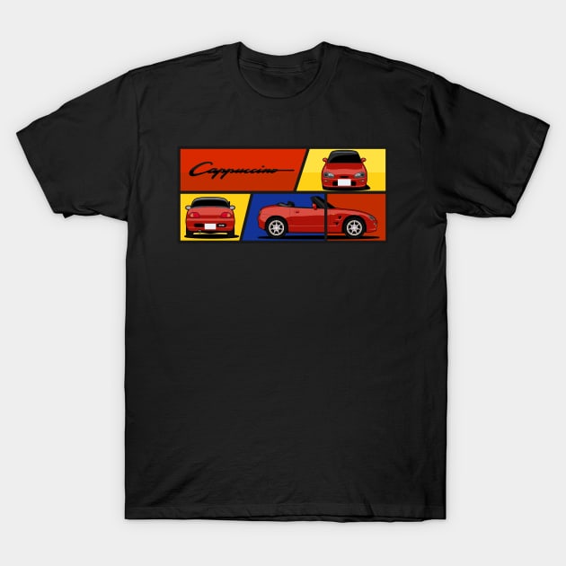 Suzuki Cappuccino T-Shirt by AutomotiveArt